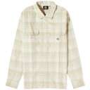 ディッキーズ ディッキーズ メンズ シャツ トップス Dickies Alma Corduroy Check Shirt Neutrals