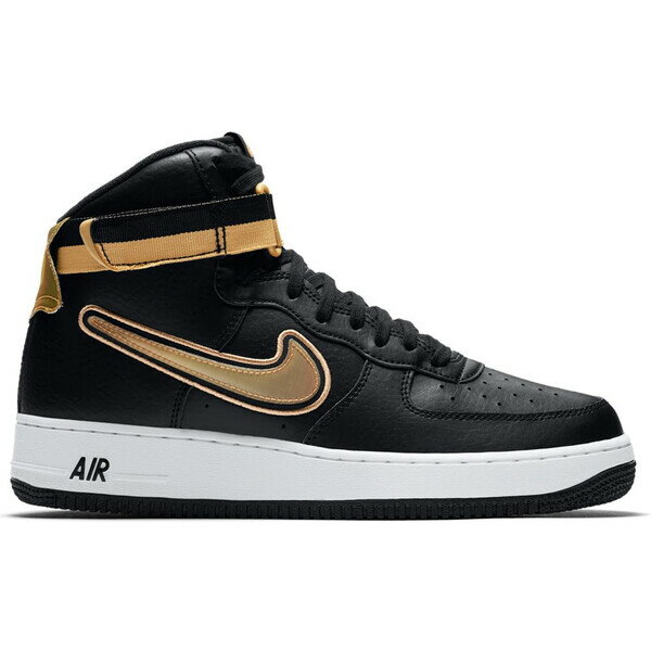 Nike ナイキ メンズ スニーカー 【Nike Air Force 1 High】 サイズ US_7.5(25.5cm) NBA Black Metallic Gold