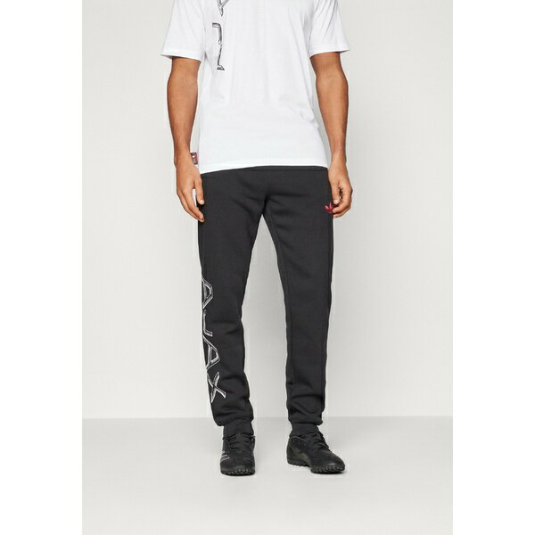 アディダスオリジナルス メンズ カジュアルパンツ ボトムス AJAX GRAPHIC - Club wear - black