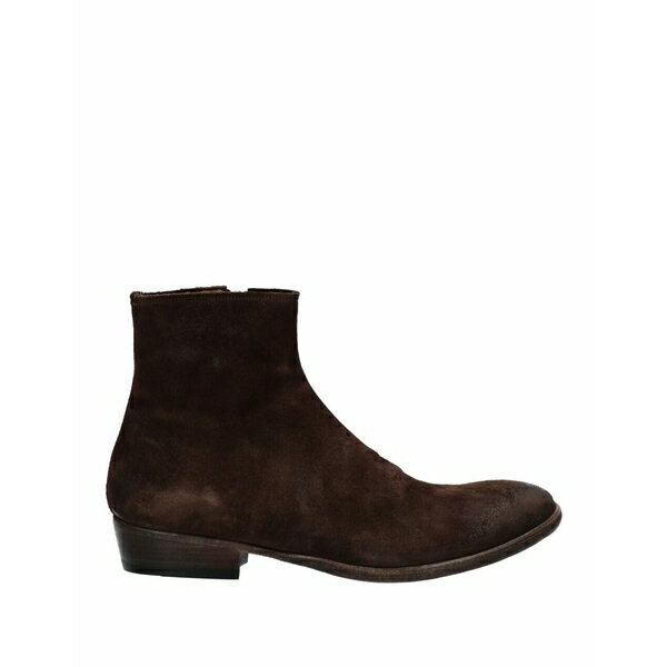 シルバノ・サセッティ SILVANO SASSETTI メンズ ブーツ＆レインブーツ シューズ Ankle boots Dark brown