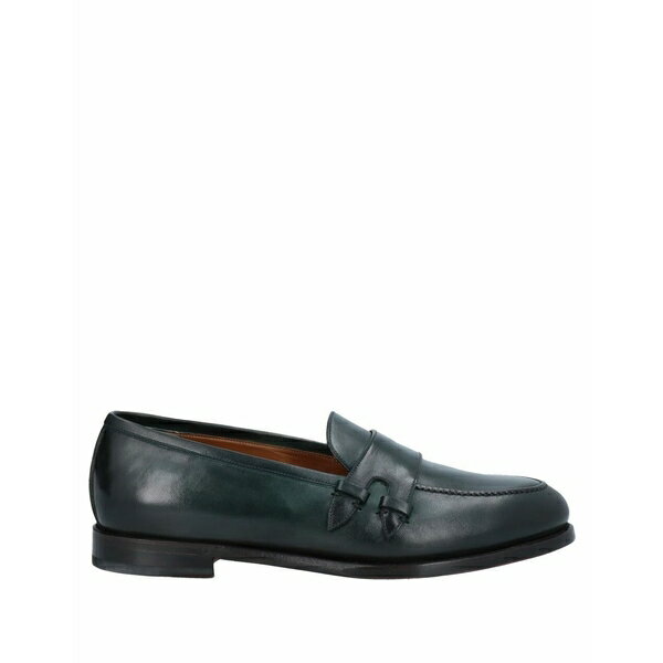 シルバノ・サセッティ SILVANO SASSETTI メンズ スリッポン・ローファー シューズ Loafers Dark green