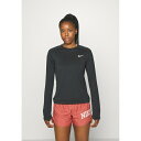 ナイキ レディース フィットネス スポーツ PACER CREW - Long sleeved top - black/silver(4)