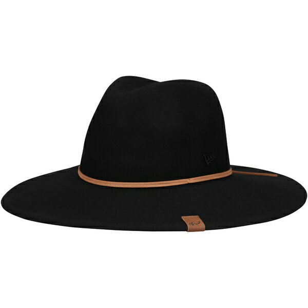 ニューエラ レディース 帽子 アクセサリー Philadelphia Eagles New Era Women's Willow Wide Brim Fedora Black