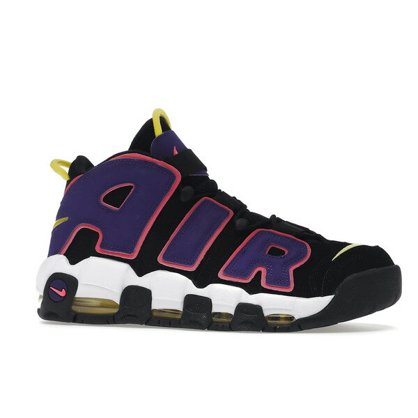 Nike ナイキ メンズ スニーカー 【Nike Air More Uptempo 96 Black Court Purple】 サイズ US_10.5(28.5cm) Black/Multi Color-Court Purple