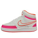 Nike ナイキ レディース スニーカー White/Pink 【(WMNS) Nike Court Vision Mid Shoes For White/Pi...