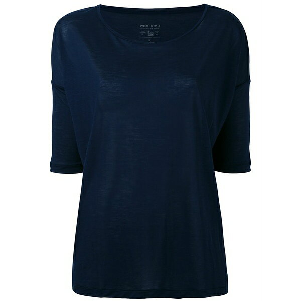 ウール リッチ レディース Tシャツ トップス Classic slouch top Blue