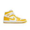Air Jordan ジョーダン レディース スニーカー 【Wmns Air Jordan 1 Mid 'University Gold'】 サイズ US_9(26.0cm) Yellow(4)