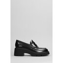 カンペール レディース ヒール シューズ Milah Loafers In Black Leather black