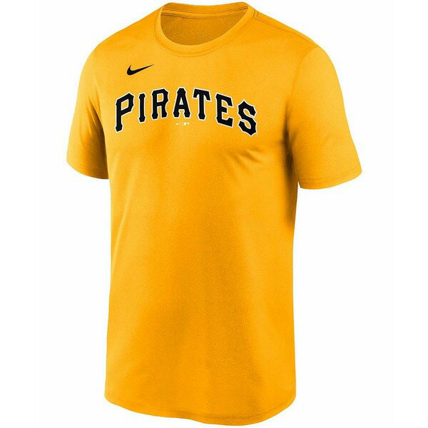 ナイキ レディース Tシャツ トップス Men's Gold Pittsburgh Pirates Wordmark Legend T-shirt Gold