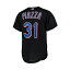 ミッチェル&ネス レディース Tシャツ トップス Men's Mike Piazza Black New York Mets Cooperstown Collection Mesh Batting Practice Button-Up Jersey Black