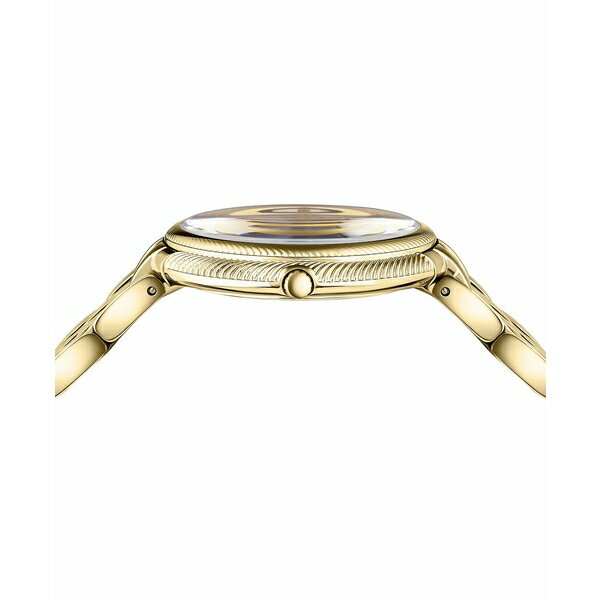 ヴェルサーチ レディース 腕時計 アクセサリー Women's Swiss Thea Gold Ion Plated Stainless Steel Bracelet Watch 38mm Ip Yellow Gold