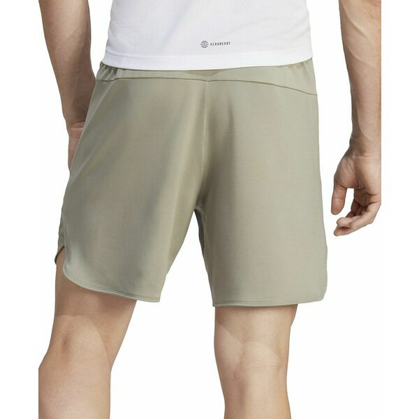 アディダス メンズ カジュアルパンツ ボトムス Men 039 s Designed For Training Classic-Fit 7 Performance Shorts Silver Pebble