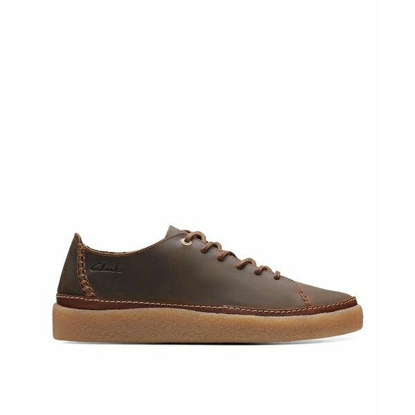 楽天astyクラークス メンズ スニーカー シューズ Men's Collection Oakpark Leather Low Top Casual Shoes Beeswax Leather