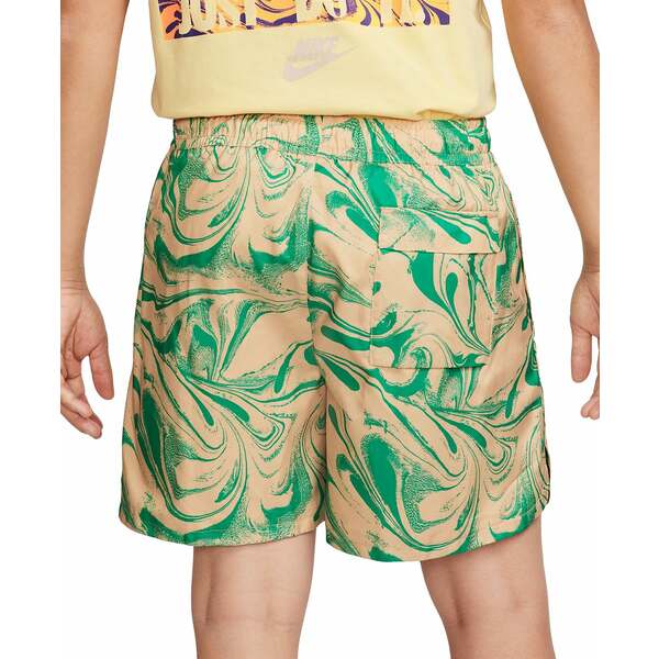 ナイキ メンズ カジュアルパンツ ボトムス Men's Sportswear Lined Logo Swirl Shorts Sesame