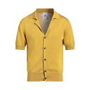 【送料無料】 PTトリノ メンズ カーディガン アウター Cardigans Yellow