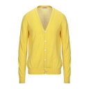 【送料無料】 グリフォーニ メンズ カーディガン アウター Cardigans Yellow