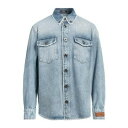 【送料無料】 ヴェルサーチ メンズ シャツ トップス Denim shirts Blue