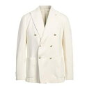 【送料無料】 エルビーエム1911 メンズ ジャケット&ブルゾン アウター Blazers White(4)