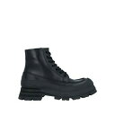 【送料無料】 マックイーン メンズ ブーツ シューズ Ankle boots Black