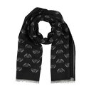 【送料無料】 マックイーン メンズ マフラー・ストール・スカーフ アクセサリー Scarves Black