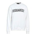 【送料無料】 ディースクエアード メンズ パーカー・スウェットシャツ アウター Sweatshirts White