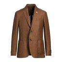 【送料無料】 ラルディーニ メンズ ジャケット&ブルゾン アウター Blazers Brown