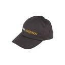 【送料無料】 マックイーン メンズ 帽子 アクセサリー Hats Black