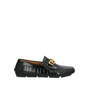 【送料無料】 ヴェルサーチ メンズ スリッポン・ローファー シューズ Loafers Black