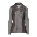 【送料無料】 チヴィディーニ レディース ジャケット＆ブルゾン アウター Jackets Dark brown