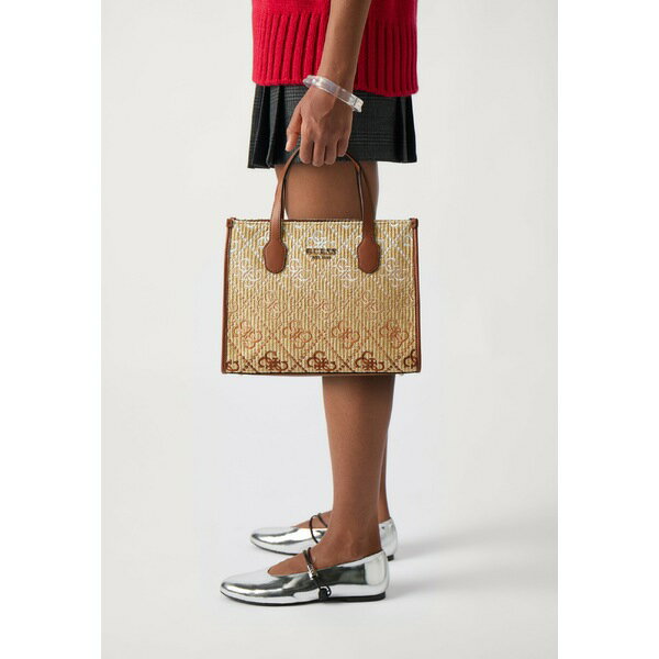 ゲス レディース ハンドバッグ バッグ SILVANA - Handbag - cognac