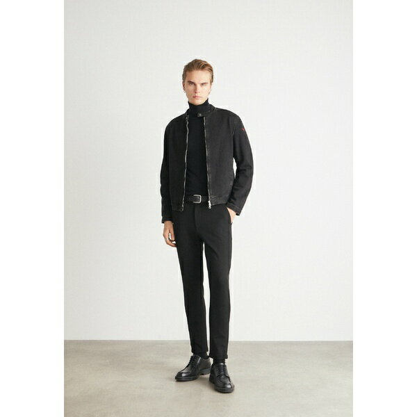 レ ドゥ メンズ サンダル シューズ COMO SUIT PANTS - Trousers - black