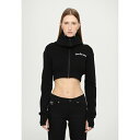 ベルサーチ レディース パーカー・スウェットシャツ アウター Zip-up sweatshirt - black(4)
