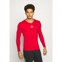 アディダス メンズ バスケットボール スポーツ TEAM BASE TEE - Undershirt - red