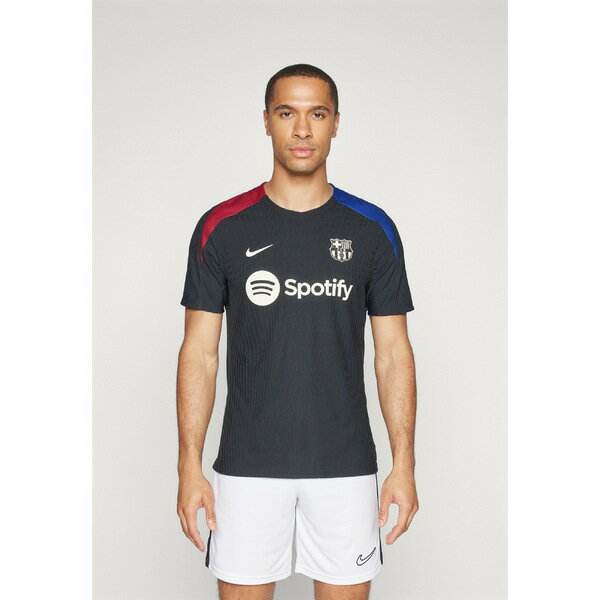 ナイキ メンズ バスケットボール スポーツ FC BARCELONA NIKE ADV STRIKE ELITE SHORT SLEEVES TOP K - Club wear - black/noble red/orewood brown
