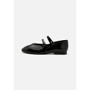 アンナ フィールド レディース パンプス シューズ Ankle strap ballet pumps - black(4)