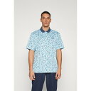アンダーアーマー メンズ バスケットボール スポーツ MATCHPLAY PRINTED - Polo shirt - white/downpour gray