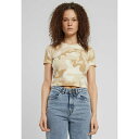 アーバン クラシックス レディース Tシャツ トップス CROPPED CAMO - Print T-shirt - simplesandcamo