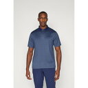 アンダーアーマー メンズ バスケットボール スポーツ MATCHPLAY PRINTED - Polo shirt - downpour gray/midnig...
