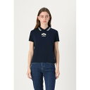 トミー ヒルフィガー レディース Tシャツ トップス VARSITY - Print T-shirt - dark night navy
