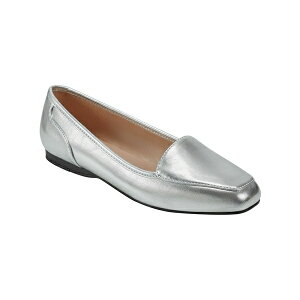 バンドリーノ レディース スリッポン・ローファー シューズ Women's Liberty Square Toe Slip-On Loafers Silver
