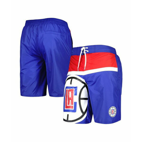 カールバンクス メンズ カジュアルパンツ ボトムス Men's Royal LA Clippers Sea Wind Swim Trunks Royal