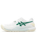 ASICS アシックス レディース スニーカー 【(WMNS) ASICS Gel-Resolution 9 'White Pitch Green' 1042A246-101】 サイズ US_6(23.0cm)