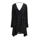【送料無料】 ソロトレ レディース ワンピース トップス Mini dresses Black