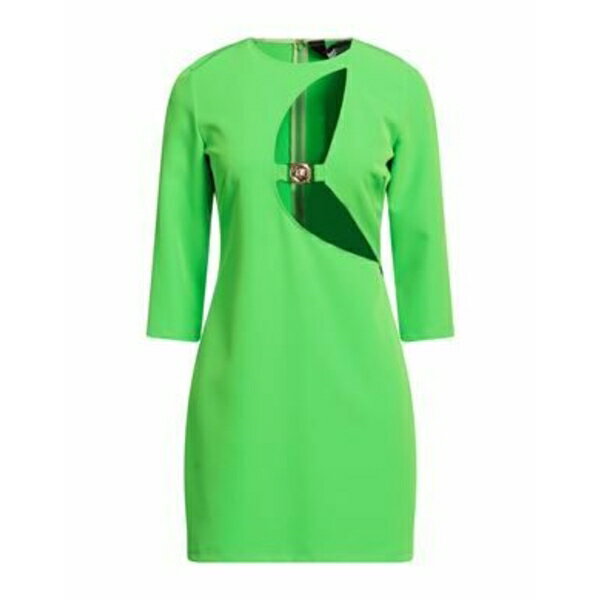 【送料無料】 ロベルトカヴァリ レディース ワンピース トップス Mini dresses Green