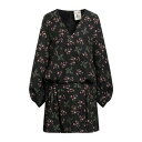 【送料無料】 セミクチュール レディース ワンピース トップス Midi dresses Black
