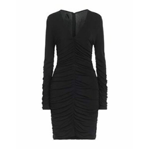 【送料無料】 ピンコ レディース ワンピース トップス Mini dresses Black