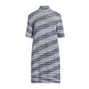 【送料無料】 ミッソーニ レディース ワンピース トップス Mini dresses Blue