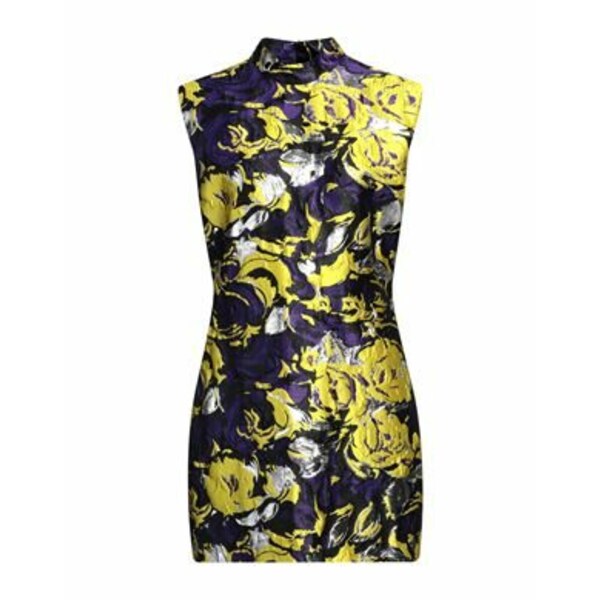 【送料無料】 エムエスジイエム レディース ワンピース トップス Mini dresses Yellow