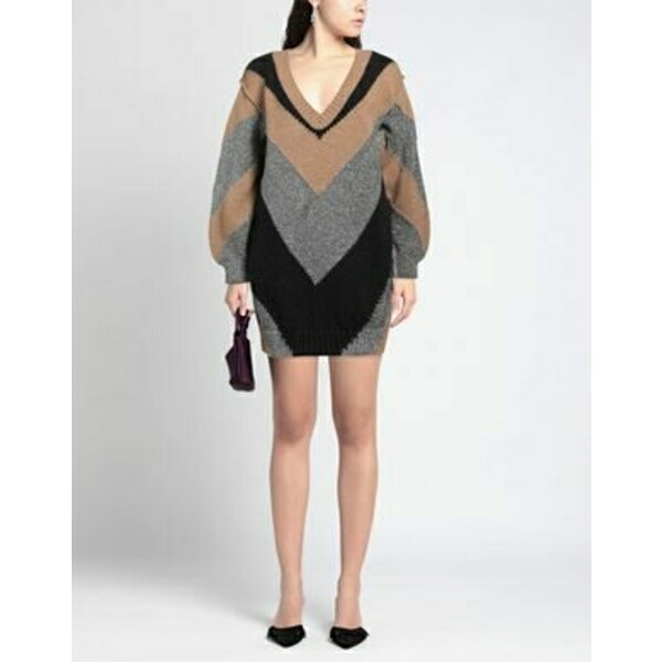 【送料無料】 サーカス・ホテル レディース ワンピース トップス Mini dresses Beige