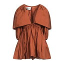 【送料無料】 ヴァレンティノ ガラヴァーニ レディース ワンピース トップス Mini dresses Brown